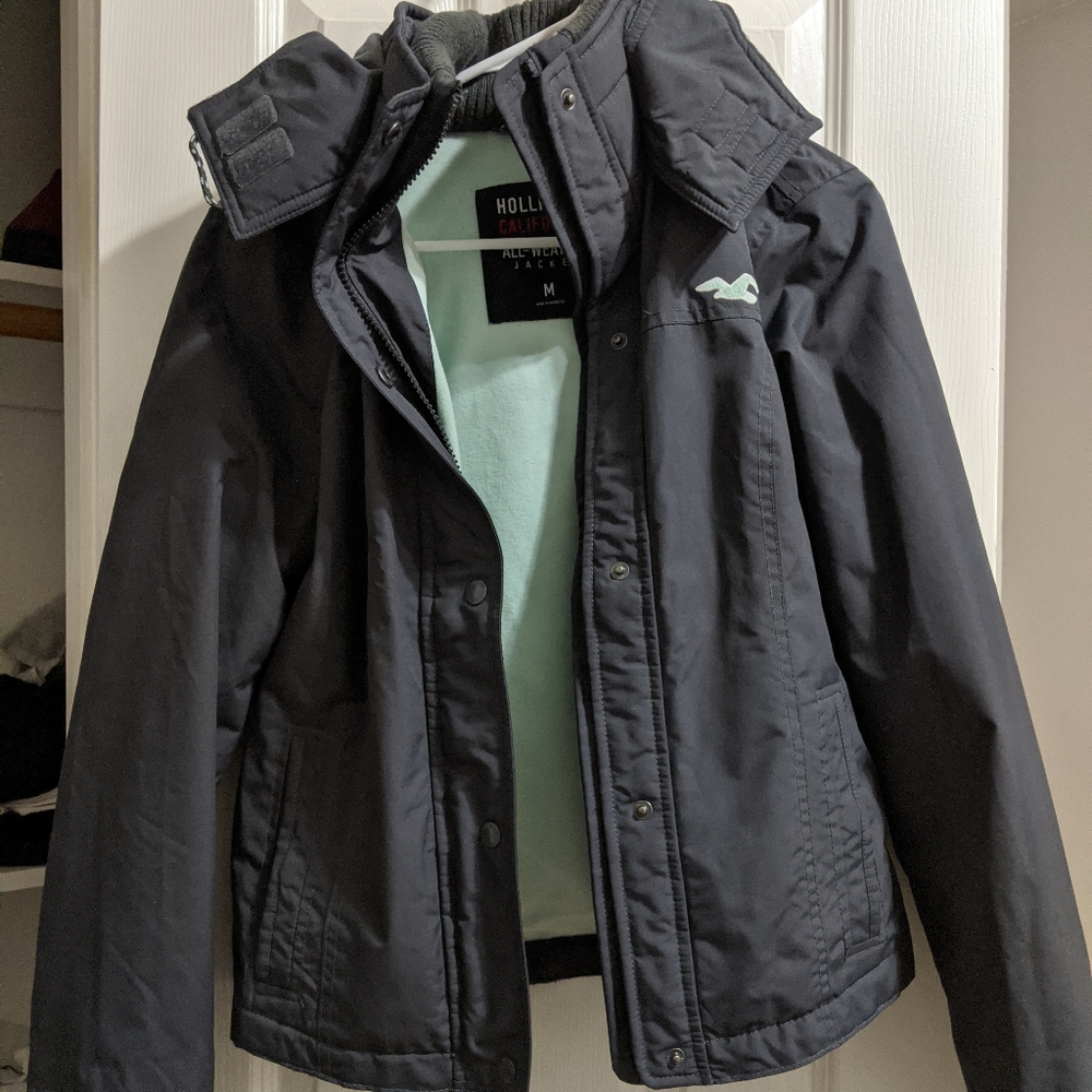 Hollister All-Weather Jacket - Navy